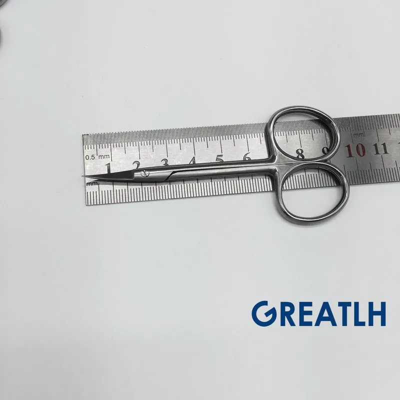 Косметический Пластиковый Инструмент офтальмологические рабочие Ножницы