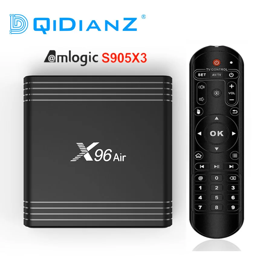 ТВ приставка X96 Air Amlogic S905X3 Android 9 0 4 Гб 64 wifi 4K 8K 24fps телеприставка x96Air PK mini hk1max