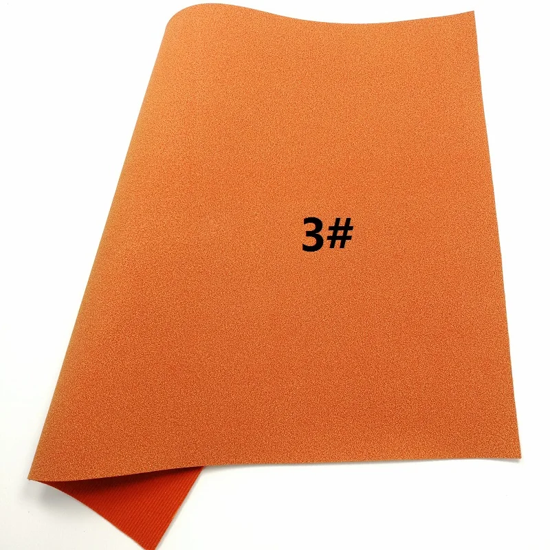 Оранжевый Блестящий тканевый материал ткань из искусственной кожи страусиные