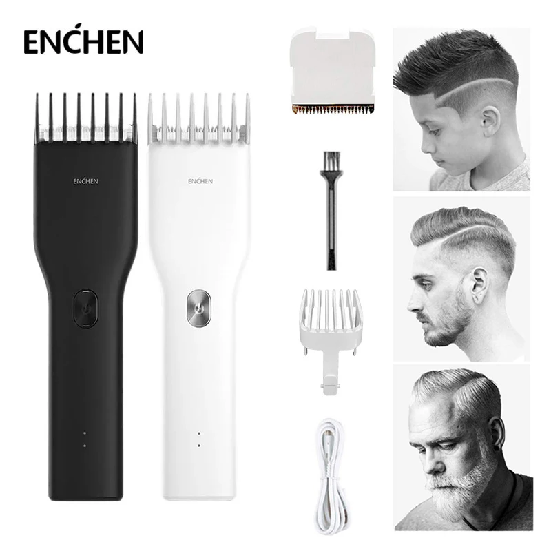 Машинка для стрижки волос ENCHEN Boost Мужская аккумуляторная с зарядкой от USB |