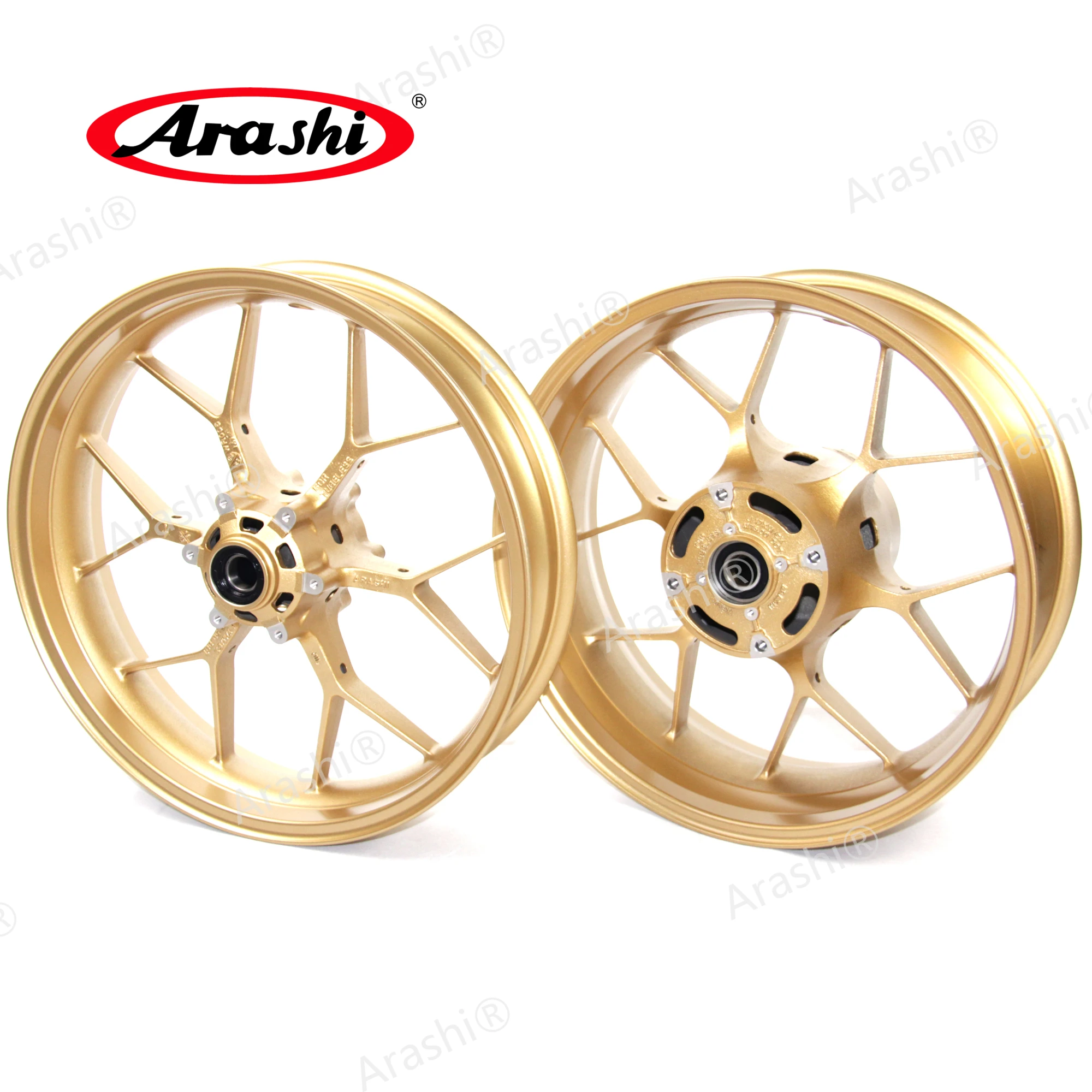 Arashi CBR1000RR Wheel Rim Rear Rims For Honda CBR 1000 RR 1000RR 2006-2016 Front Brake Disc 2007 2008 2009 2010 GOLD 16 15 | Автомобили и