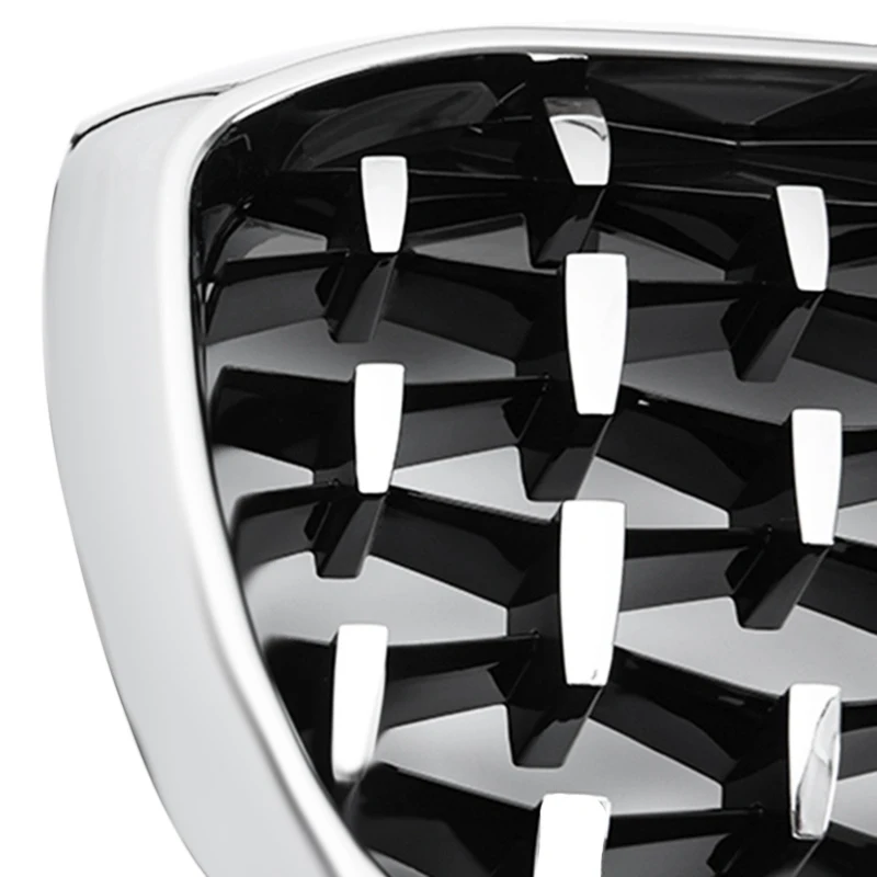 

AL22 -2Pcs Car Chrome Front Kidney Grille Diamond Grille For-BMW 5 Series F10 F11 F18 2010-2016 520I 525I 528I 530I