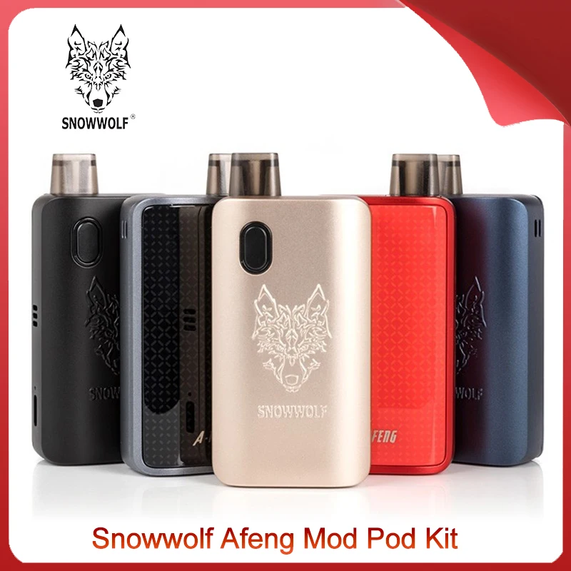 Оригинальный Snowwolf Afeng мод 22 Вт Pod Комплект Питание от одной батареи 18650 3 мл с
