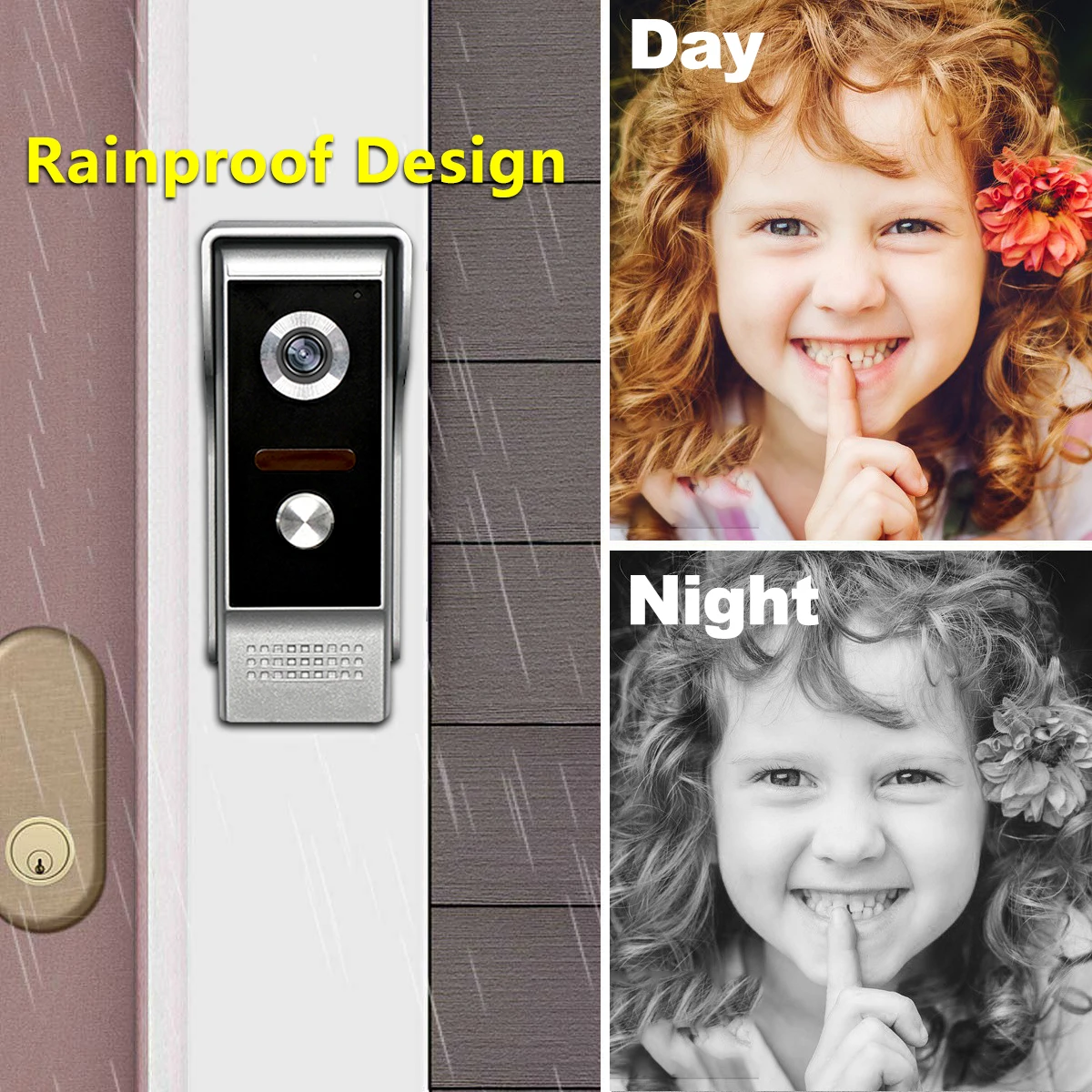 intercom video doorbell with camera 7 monitors video door phone for apartment smart home intercom system night vision doorbell free global shipping