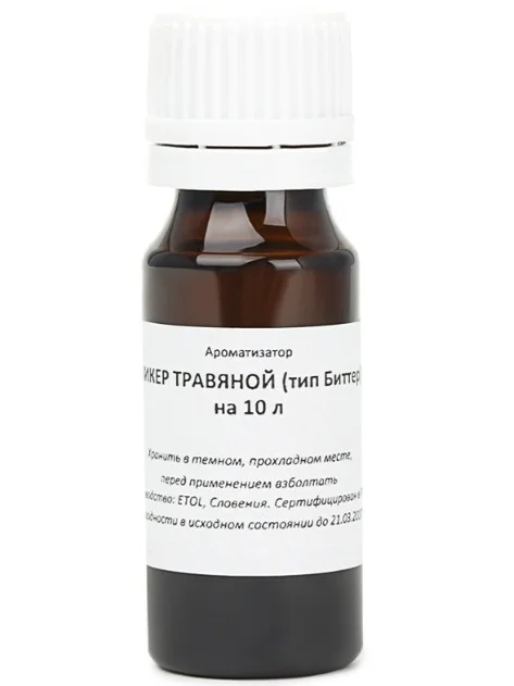 Ароматизатор пищевой Ликер травяной Биттер 10 мл Etol эссенция для алкогольныйх
