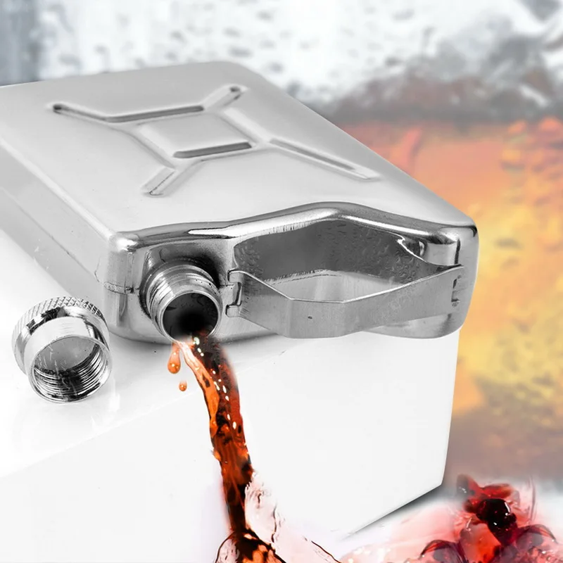 Фляжка 5 унций с воронкой портативная виски винный горшок креативная фляжка из