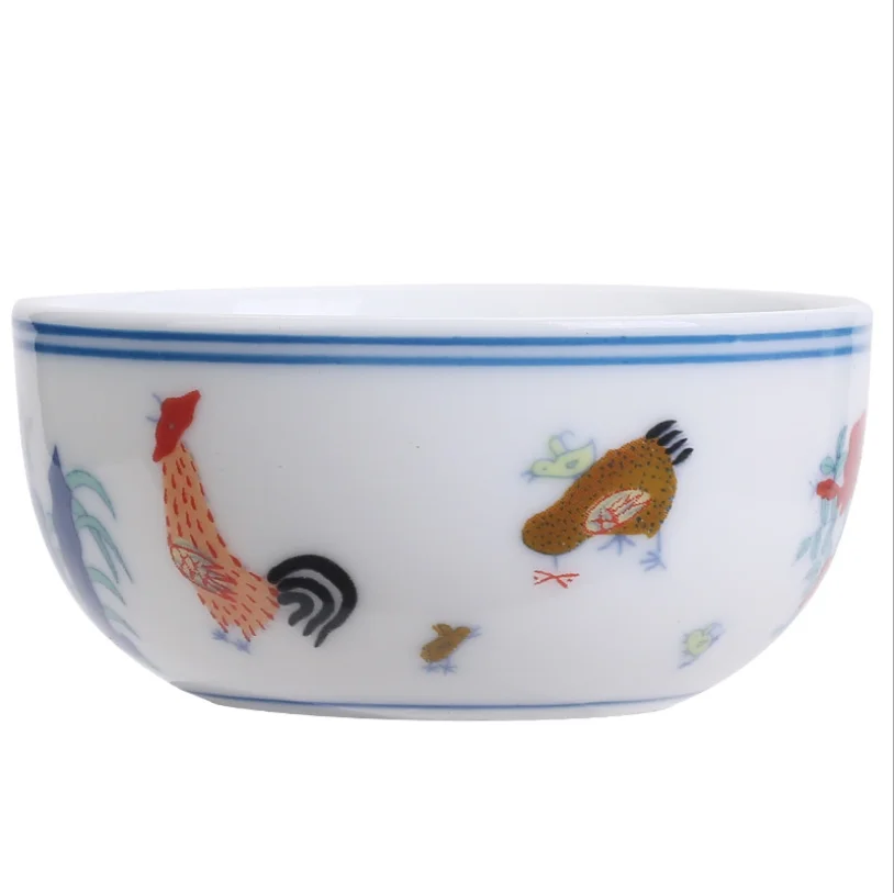

Manufacturer Kung Fu Tea Cup Antique Dacheng Minghua Doucai Chicken Crock Cup Ming White Porcelain Master Cup cup