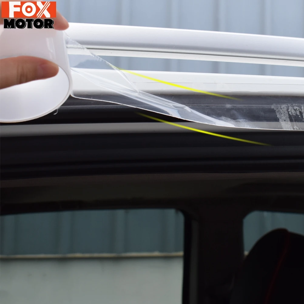 1 м Автомобильная наклейка s защитная лента для порога автомобиля