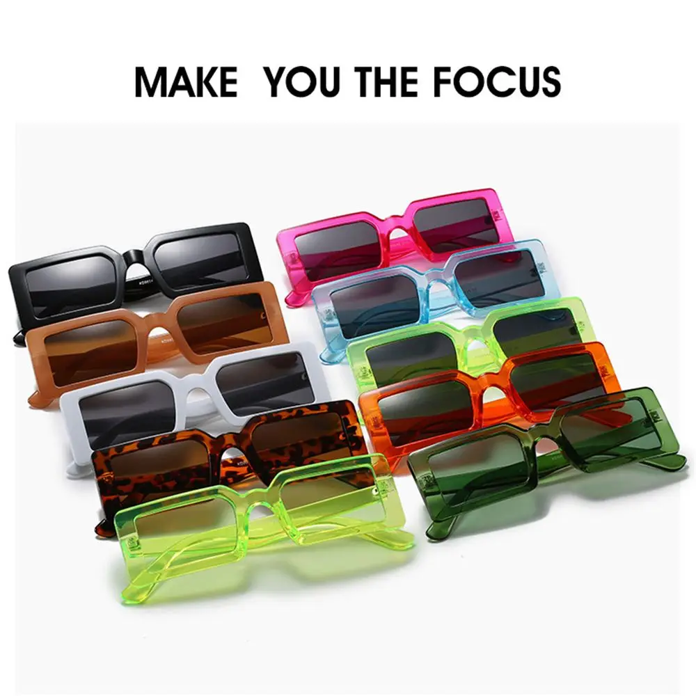 Солнцезащитные очки Квадратные UV400 женские роскошные брендовые маленькие