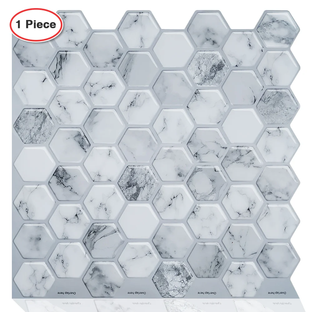 Кухня самоклеящаяся мозаичная Наклейка на стену метро пилинг и палка Backsplash