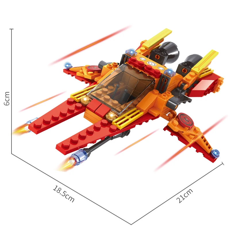 

AUSINI Spacecraft Building Blocks Brick Shuttle Model Toys For Children Space Wars Ship Plane Kids Playthings Boys Gift Toy