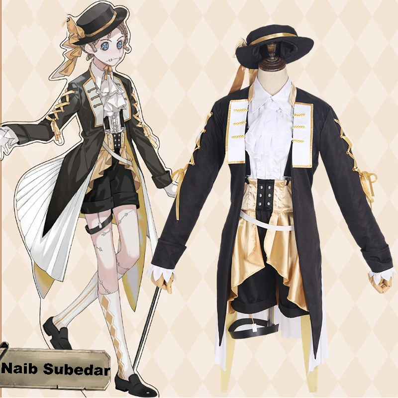 

Игра идентичность V маскарадные костюмы живых наемных наиб Subedar карнавальный костюм летнюю Чай Вечерние кожи униформы, раздел-костюмы для д...