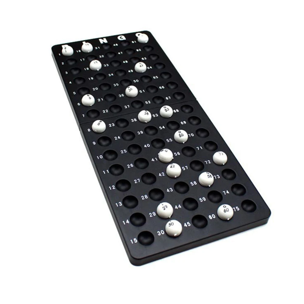 

Bingo Machine Portable Durable Reusable Friend Home Party Entertainment Game Table Puzzle Party Lucky Draw Game Bingo Ball Set
