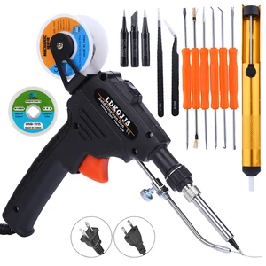 60 Вт ЕССША Электрический паяльник для подключения к набор внутренних Тепловая пушка 110V220V ручной автоматическая отправка олова сварки инструмент для ремонта