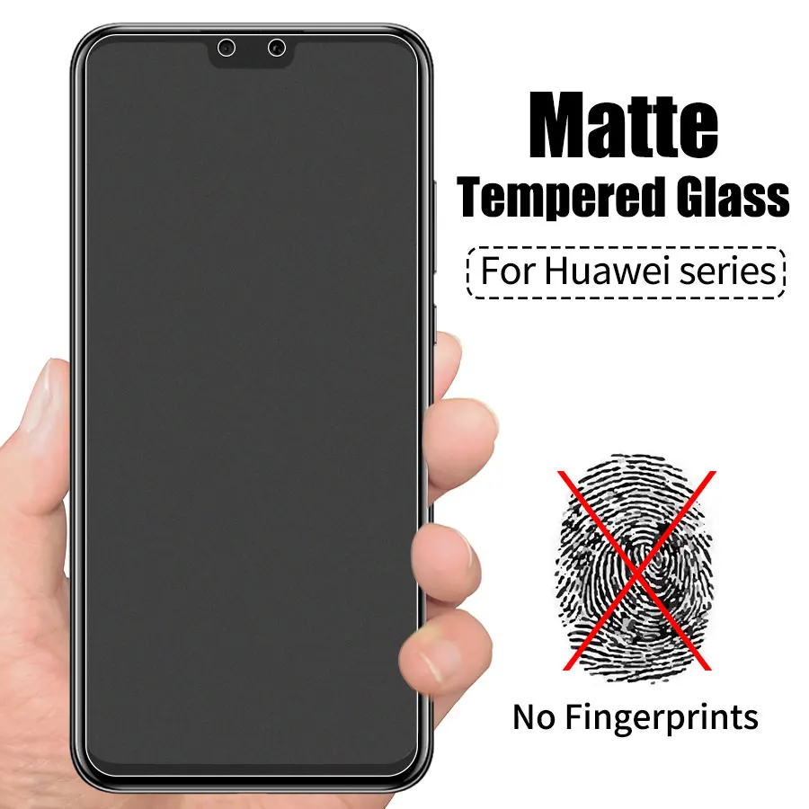 KLOVRRD матовое закаленное стекло для huawei Enjoy 7s 8 9 Plus защита от отпечатков пальцев