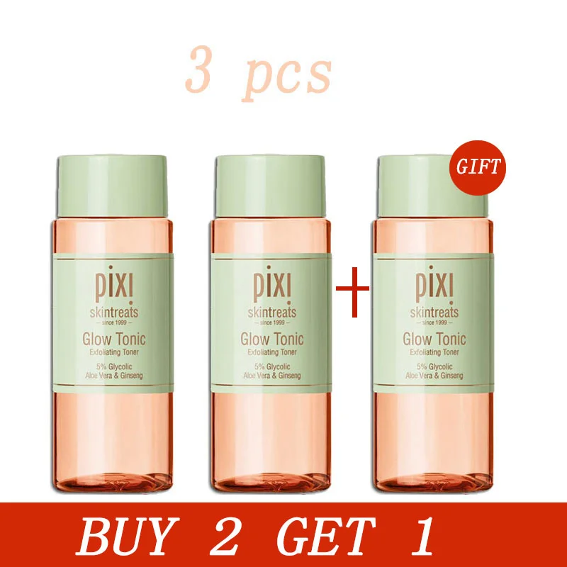 

3PCS Pixi 5% Glycolic Acid Rejuvenating Essence Water Oil Balance Shrink Pore Smoothing Skin Whitening Moisturizing Care 100ML
