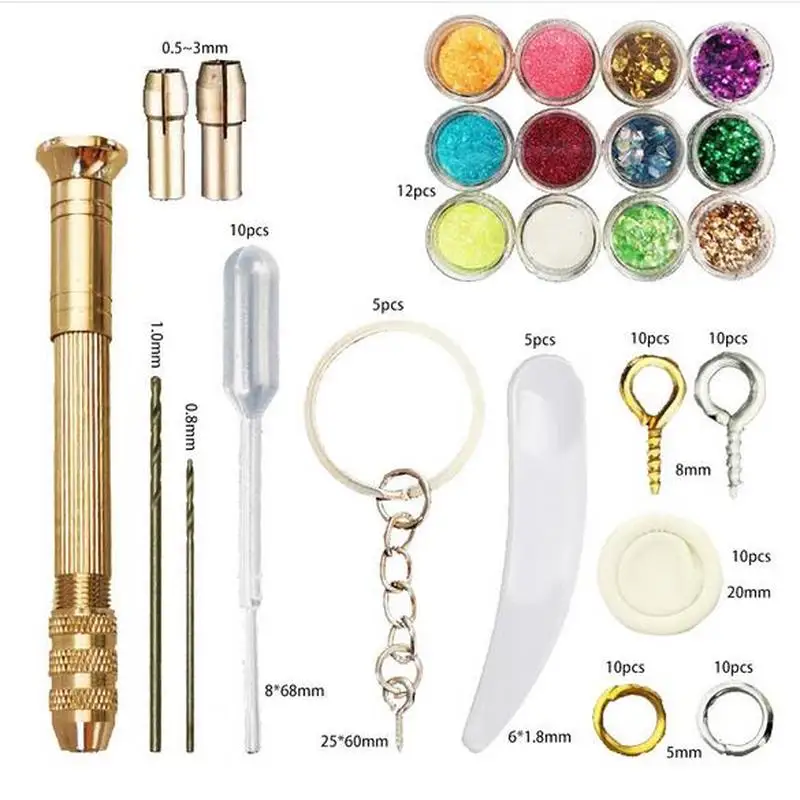 Набор силиконовых форм для самостоятельного изготовления подвесок с