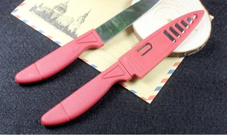 

Multi-function fruit knife stainless steel household kitchen peeling portable Nordic cut vegetables and fruit knife
