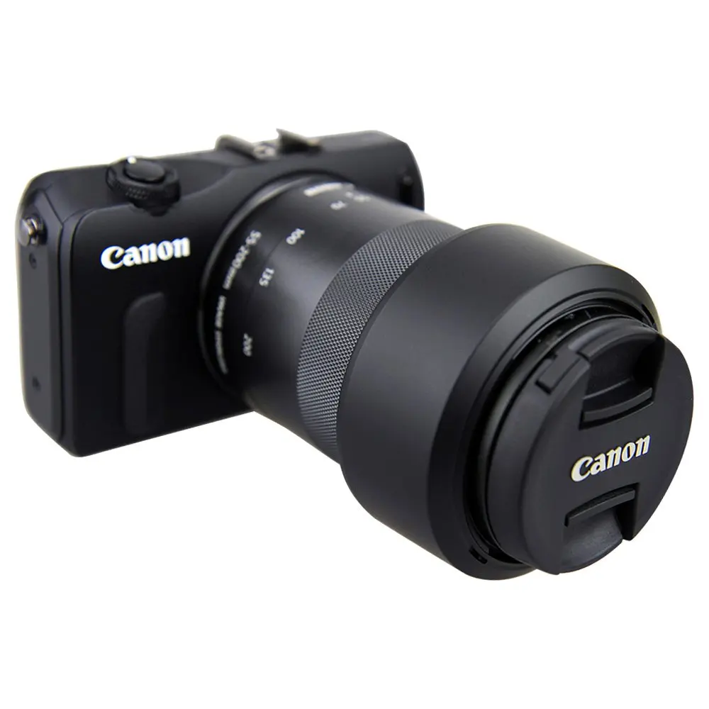52 мм УФ фильтр бленда объектива для Canon EF-M 55-200 f/4 5-6 3 IS STM объектив EOS M200 M100 M50 M10 M6 M5 M3