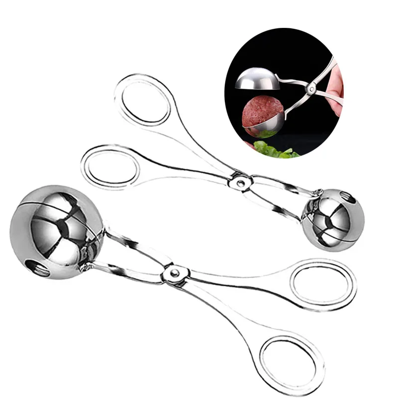 

304 Stainless Steel Meat Clip The Mould Filling DIY Ice Cream Ball Machine Multi-function Meatball Maker Kitchen Utensils