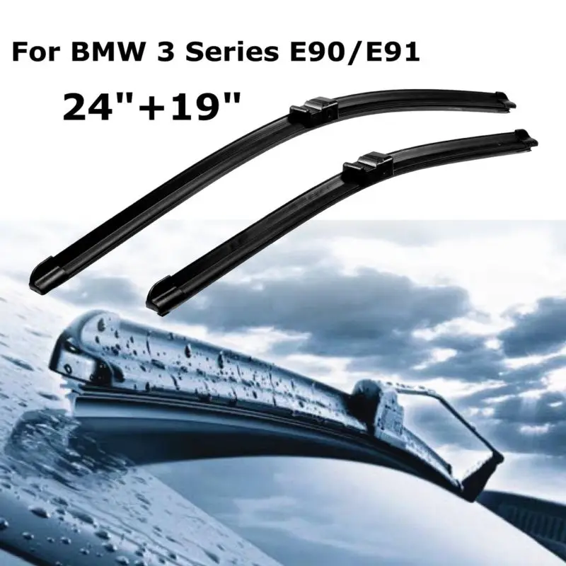 2 шт. 24 ''+ 19'' дворники лобового стекла Дворник для BMW E90 E91 323i 328i 330i