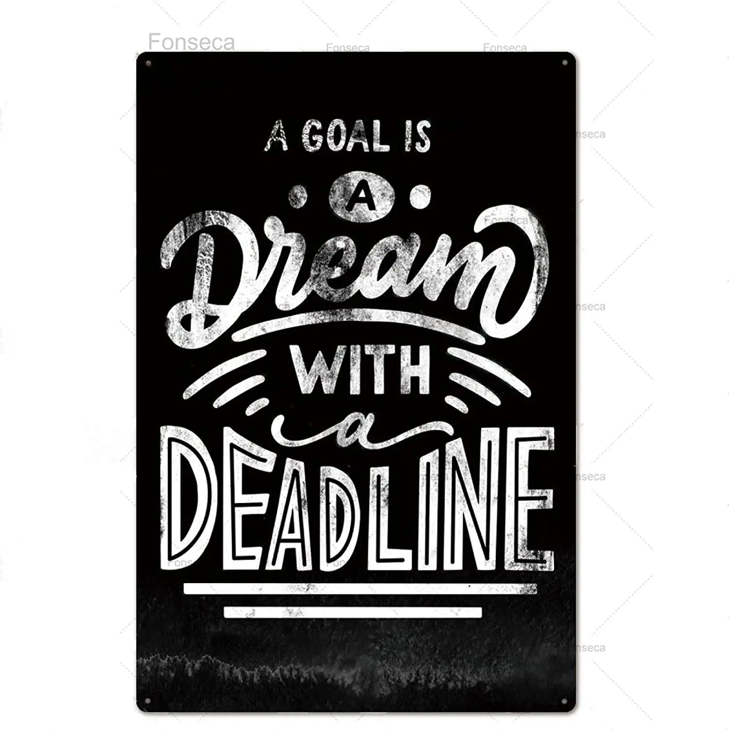 

Вдохновляющая жестяная винтажная металлическая вывеска домашний декор для Кабинета декоративный металлический постер Настенный декор 20x30...