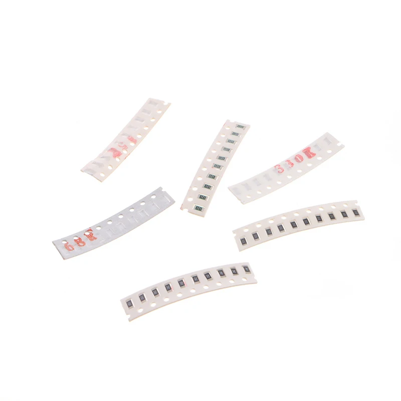 640 шт. DIY 1206 SMD 64 значения 1 Ом ~ 10 МОм комплект резисторов в ассортименте 5%