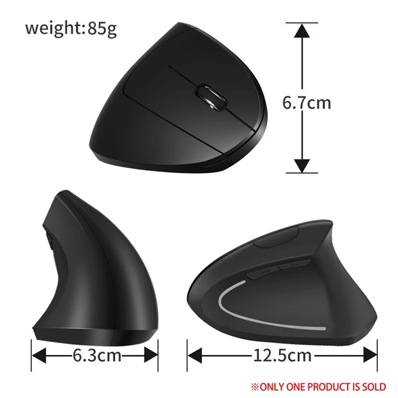 

Wireless Battery Vertical Mouse Optical Fifth Generation Vertical Mouse Ergonomic Mouse