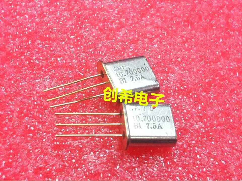 

NEW 10PCS 20PCS 100PCS 10.7MHZ crystal filter 7.5A HC-49T 3dB + -3.75KHZ crystal 10.7M three feet