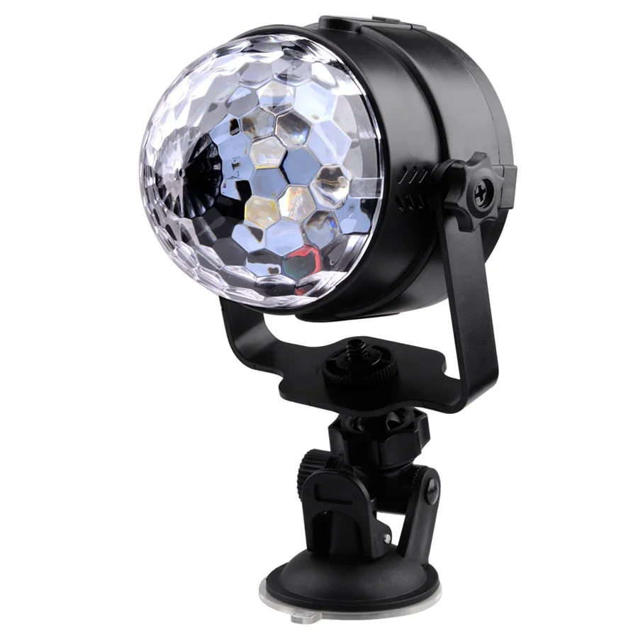 Цветная (RGB) Авто-Стайлинг DJ светильник пульт дистанционного управления Мини RGB 6