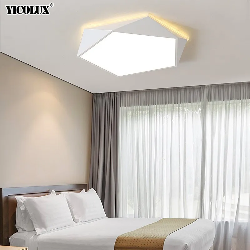 Светодиодные потолочные светильники с подсветкой для гостиной спальни белого