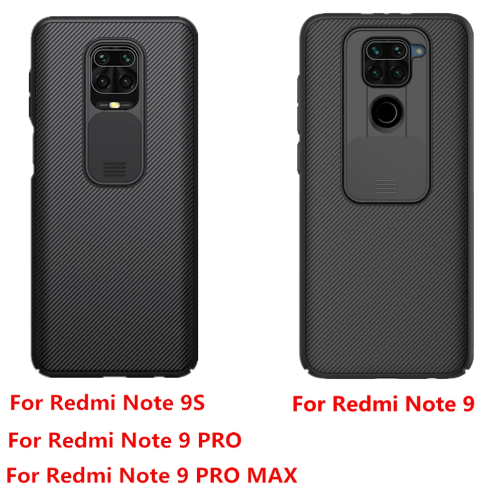 Для Xiaomi Redmi Note 9s 9 Pro Max чехол 6 69 ''nillkin CamShield слайд задняя крышка защищает камеры