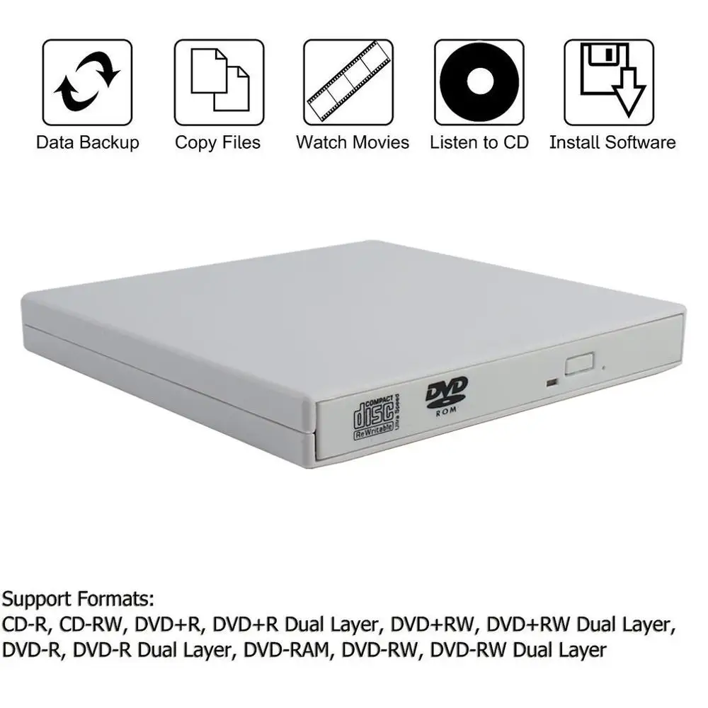 Универсальный внешний USB комбинированный оптический привод CD проигрыватель