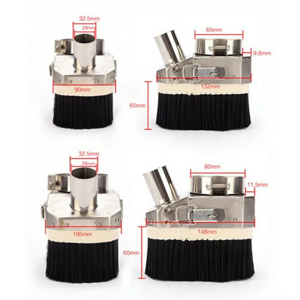 

1pc Dust Shoe Cover Cleaner Double Door 65mm/80mm Spindle Dust CNC Router Engraving Machine Woodworking Tools Dust