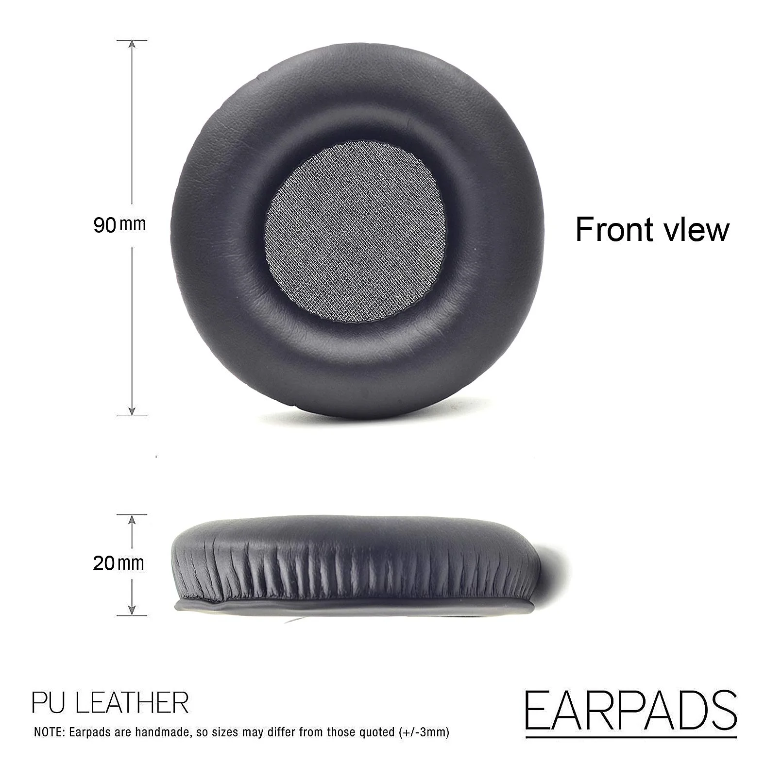 

Replacement Cushion Ear Pads Seals for JBL SYNCHROS E50BT E50 S500 S700 Wireless Headphones (Black)