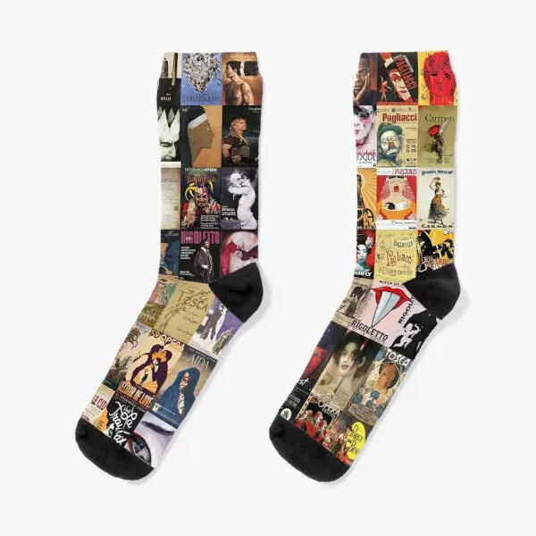 

Opera Crew Socks Best Black Girls Short Cartoon Sports Breathable Women Pattern Comfortable Cute Mens Cotton Autumn Winter