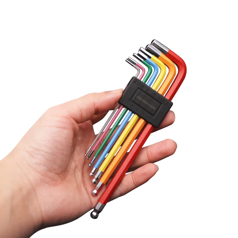 Набор универсальных шестигранных ключей комплект из 7 предметов с наконечником