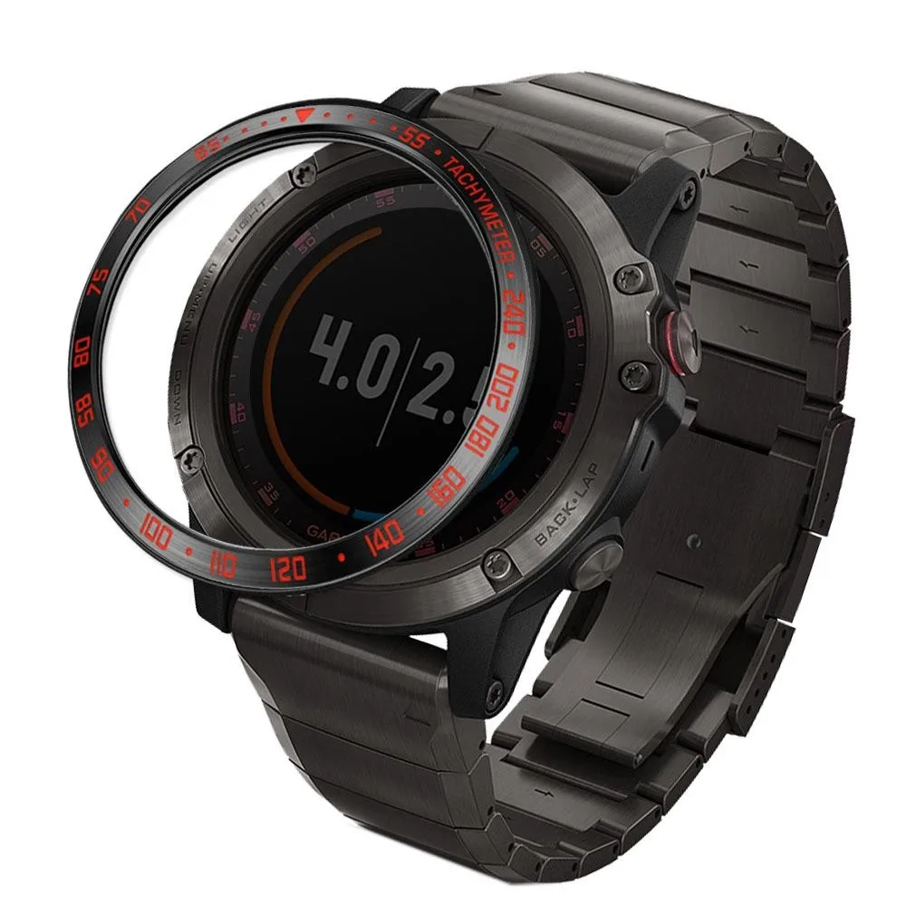 Кольцо ободк для часов Garmin Fenix 5/5 Plus кольцо из нержавеющей стали с клейким