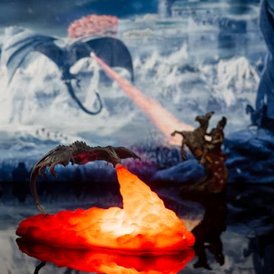 Новейшие светодиодсветодиодный лампы в виде дракона, с 3D-принтом, 2020, ночсветильник для дома, лампа в виде Луны на горячая Распродажа градусов, лучший подарок для детей