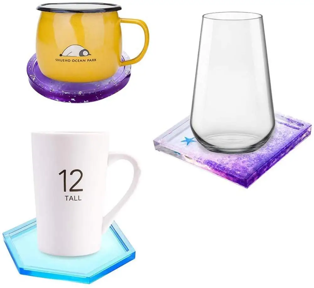 Силиконовая подставка сделай сам для чайной чашки основание цветка форма капли с