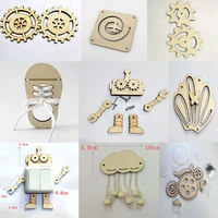 montessori activity busy board wood accessories diy material robot slide match version toys early education basic skill learning
