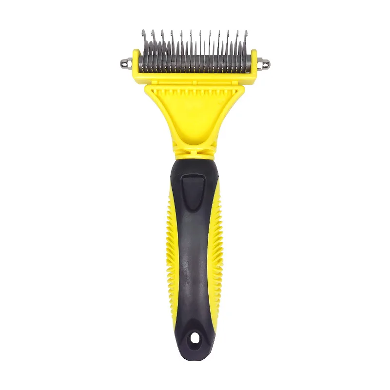 Расческа для кошек и собак Новая двухсторонняя профессиональная расческа из