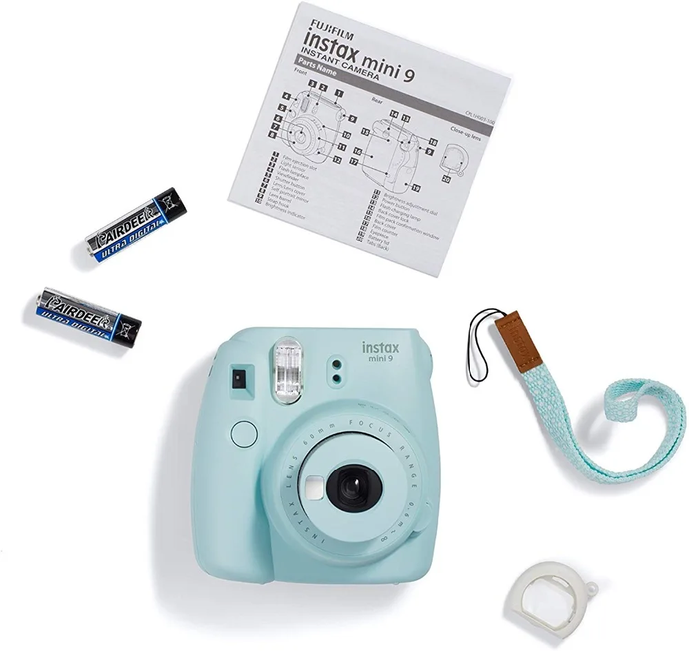 FUJIFILM instax Mini9 камера мгновенная цифровая пленка видеокамера с крупным планом объектив Hi-key мгновенная пленка камера 35 см расстояние съемки