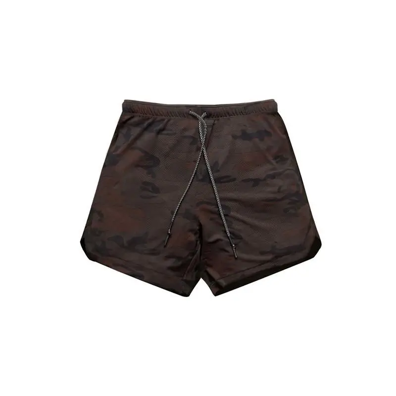 Мульти-с карманом на змейке карманные мужские шорты для бега s 2 в 1 короткие брюки