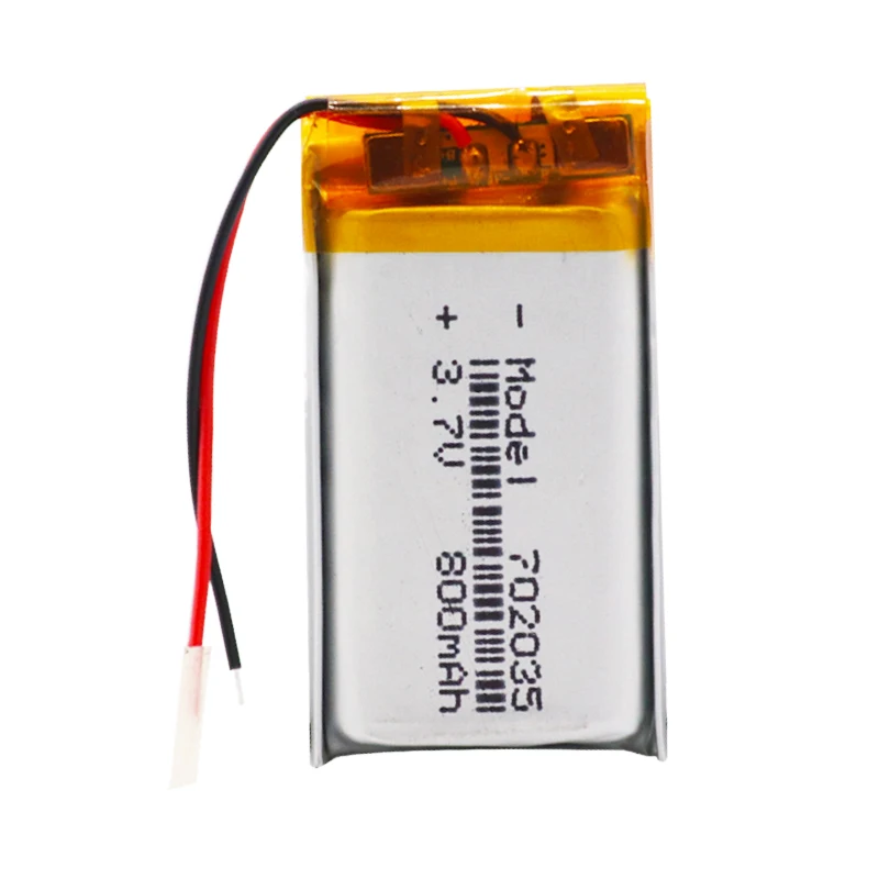 Полимерная литий ионная батарея 3 7 V 702035 может быть настроена оптом CE FCC ROHS MSDS