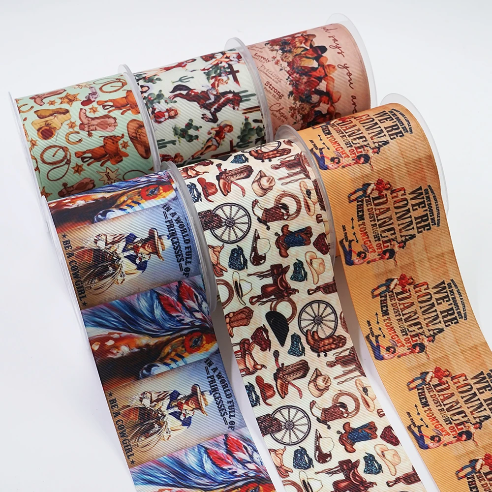 10 ярдов корсажная лента с принтом в мексиканском стиле для бантов волос