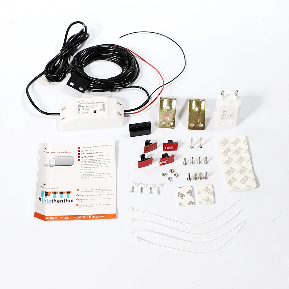 

Tuay WiFi Switch Garage Door remote for Car Garage Door with Alexa Google Home and IFTT Smart Life/Tuya APP Control Switch