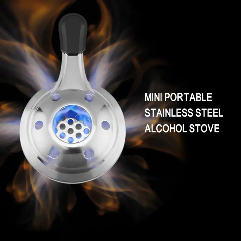Портативная мини горелка на спиртовой основе для пешего туризма кемпинга