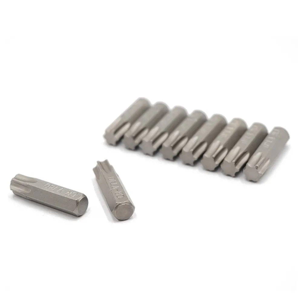 

Kit Screwdriver Bit Set T40 Torx 1/4\\\" Hex Shank Chrome Vanadium Steel