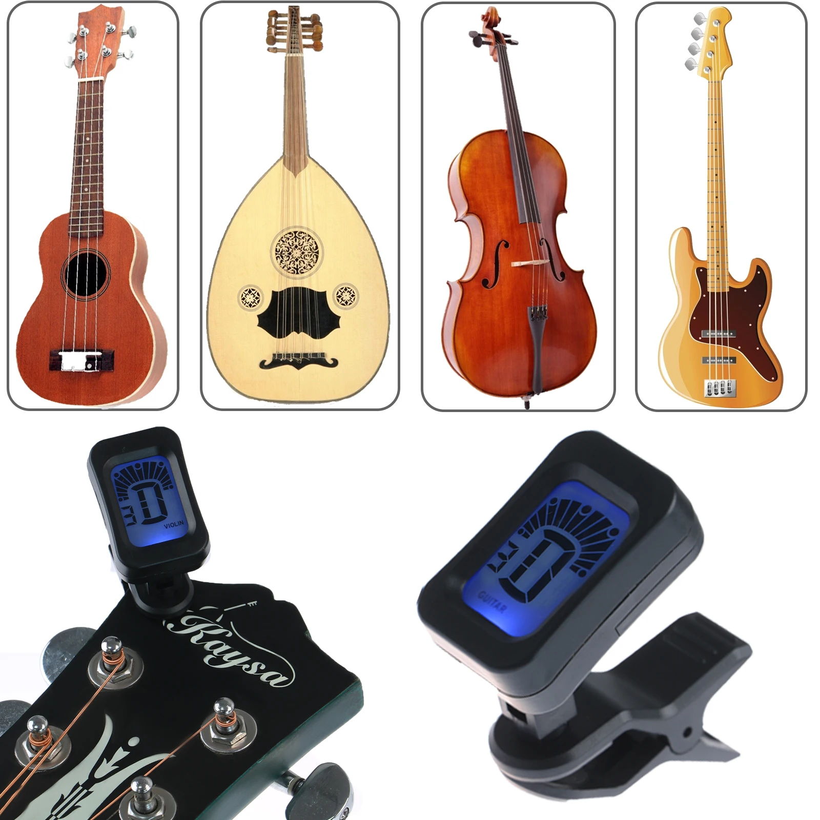 

Guitar Accessories Kit Including Guitar Strings, Guitar Tuner, 3 in 1 String Win